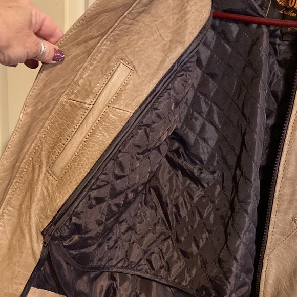 Vintage Unik leather apparel leather jacket size S - Picture 9 of 15